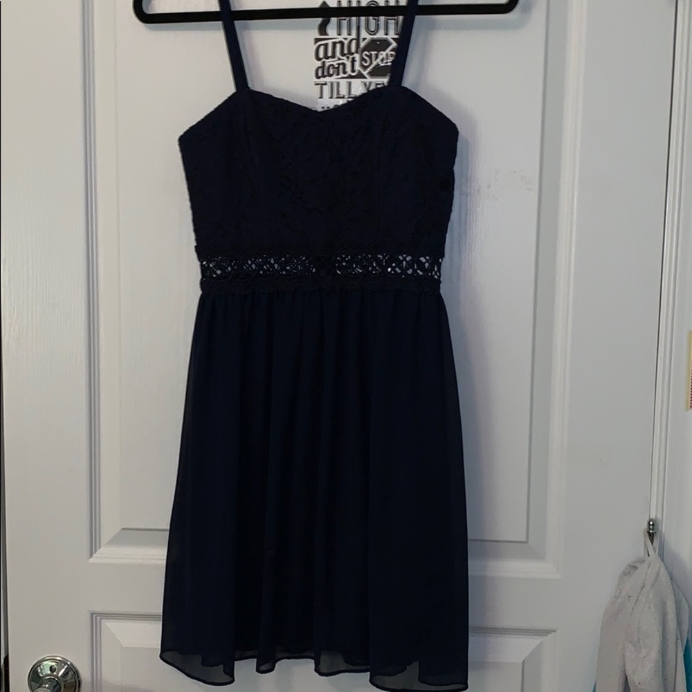 BCX baby blue formal dress